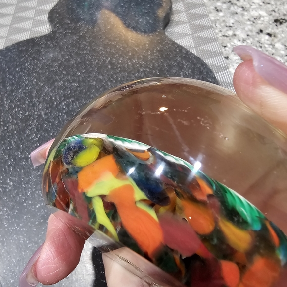 Old Millefoiri Glass Paperweight - Picture 4 of 10